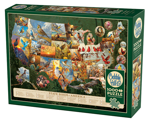 Cobble Hill - State Birds of America (1000-Piece Puzzle) - Limolin 