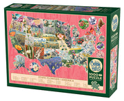 Cobble Hill - State Flowers of America (1000-Piece Puzzle) - Limolin 