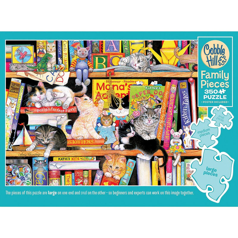 Cobble Hill - Storytime Kittens - Family Pieces 350 - Limolin 