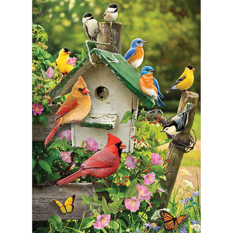 Cobble Hill - Summer Birdhouse (500-Piece Puzzle) - Limolin 