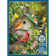 Cobble Hill - Summer Birdhouse (500-Piece Puzzle) - Limolin 