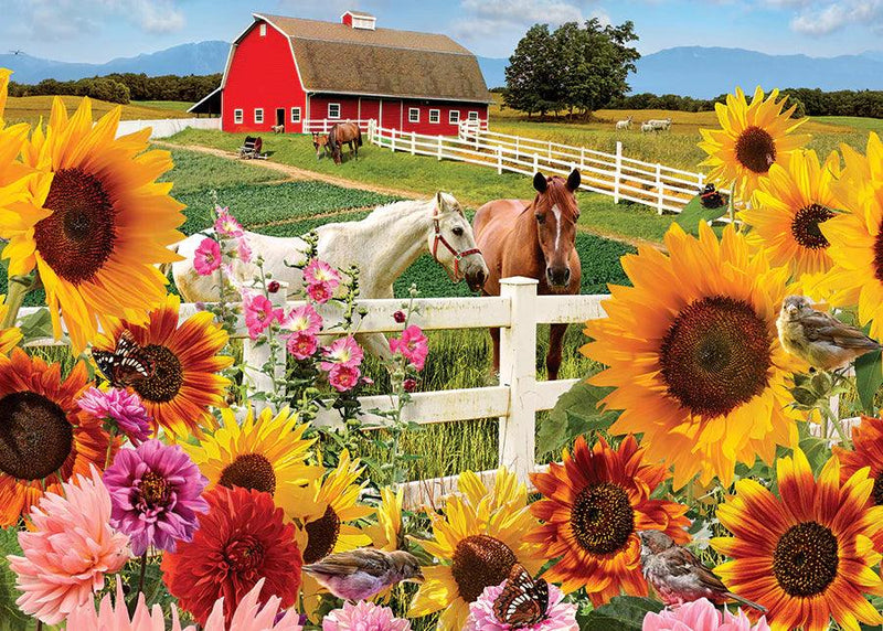 Cobble Hill - Sunshine Farm (35-Piece Puzzle Tray) - Limolin 