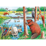 Cobble Hill - The Beaver Pond (35-Piece Puzzle Tray) - Limolin 