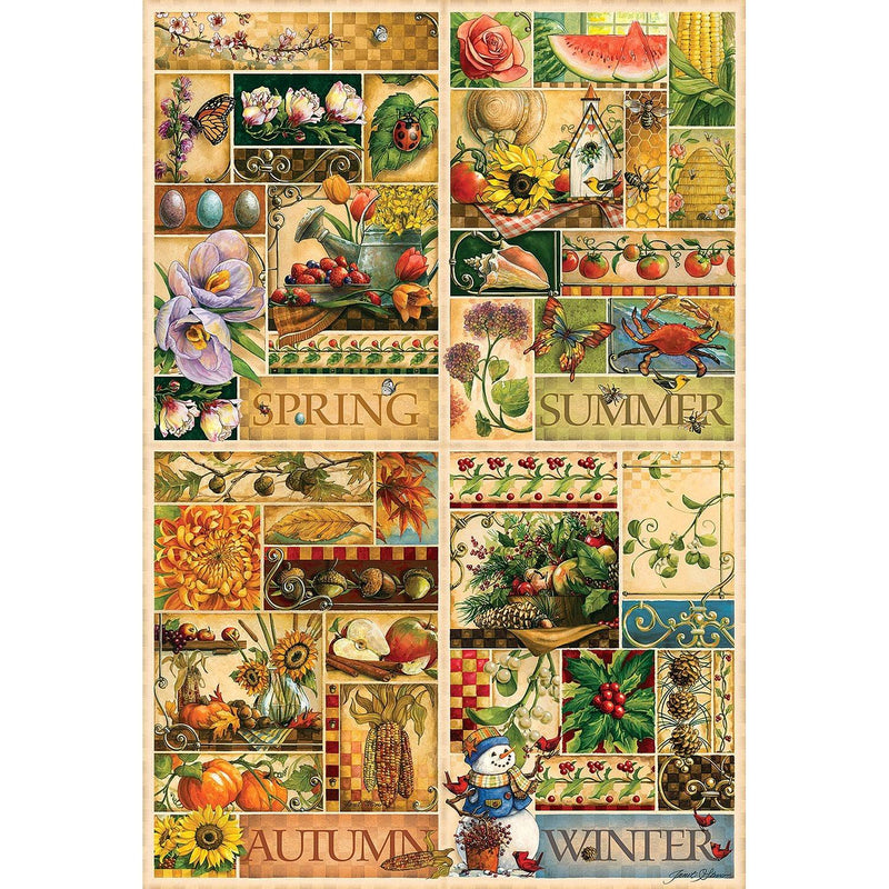 Cobble Hill - The Four Seasons (2000-Piece Puzzle) - Limolin 