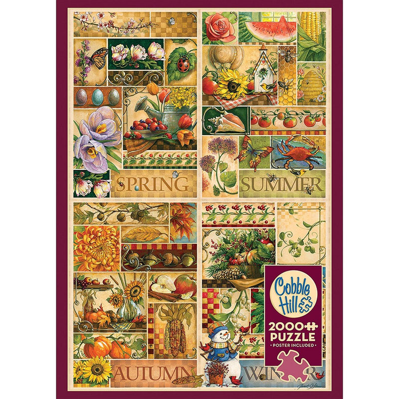 Cobble Hill - The Four Seasons (2000-Piece Puzzle) - Limolin 