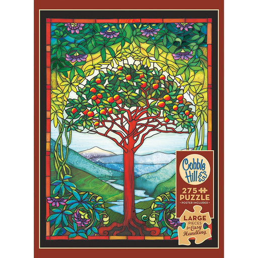 Cobble Hill - Tree of Life Stained Glass | Easy Handling 275 Piece - Limolin 