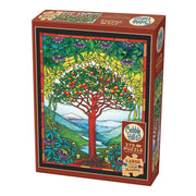 Cobble Hill - Tree of Life Stained Glass | Easy Handling 275 Piece - Limolin 