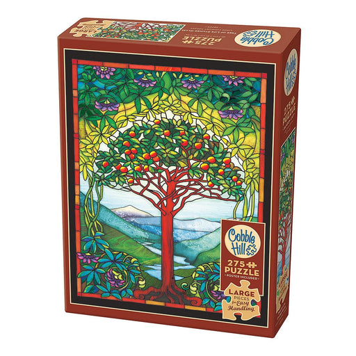 Cobble Hill - Tree of Life Stained Glass | Easy Handling 275 Piece - Limolin 