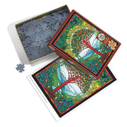 Cobble Hill - Tree of Life Stained Glass | Easy Handling 275 Piece - Limolin 