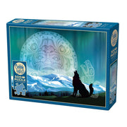 Cobble Hill - Two Wolves (500-Piece Puzzle) - Limolin 