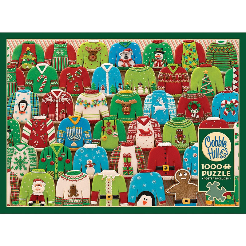 Cobble Hill - Ugly Xmas Sweaters (1000-Piece Puzzle) - Limolin 