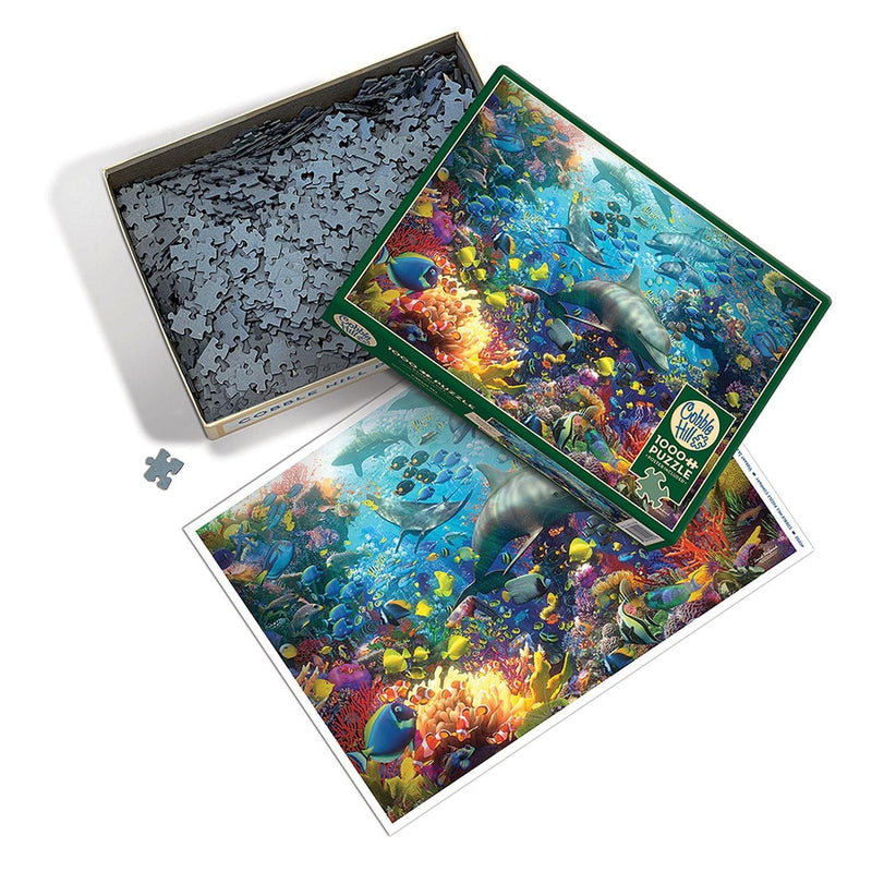 Cobble Hill - Vibrant Sea (1000-Piece Puzzle) - Limolin 