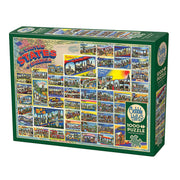 Cobble Hill - Vintage American Postcards (1000-Piece Puzzle) - Limolin 