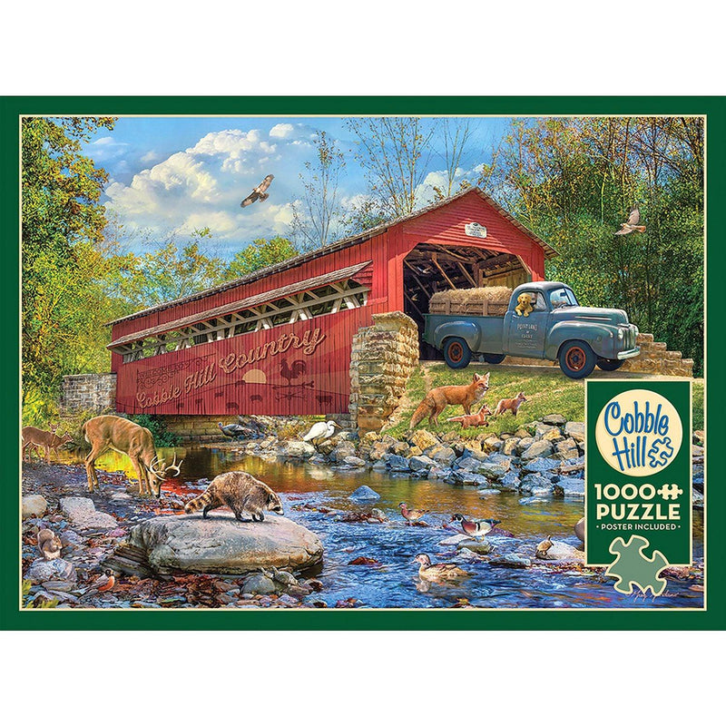Cobble Hill - Welcome To Cobble Hill Country (1000-Piece Puzzle) - Limolin 