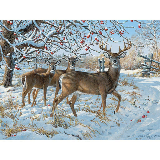 Cobble Hill - Winter Deer (500-Piece Puzzle) - Limolin 