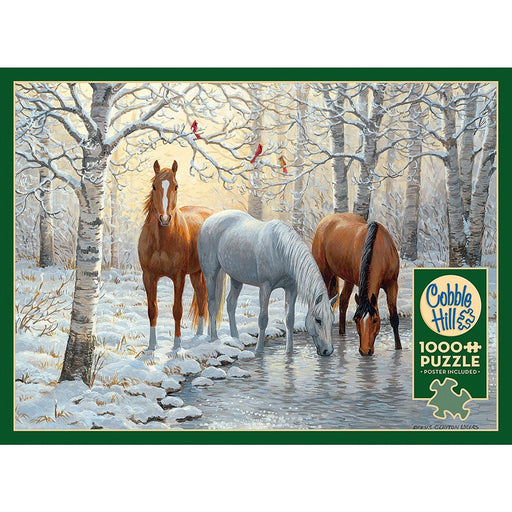 Cobble Hill - 1000 Piece Puzzle - Winter Trio - view 3
