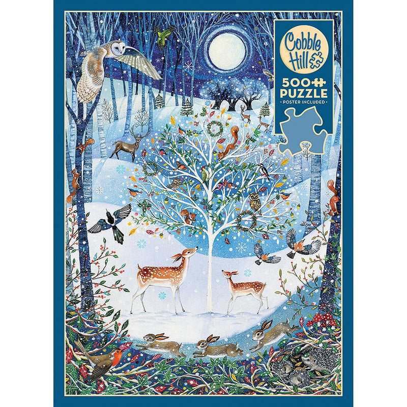 Cobble Hill - Winter Woodland (500-Piece Puzzle) - Limolin 