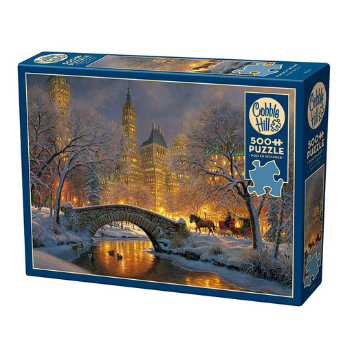 Cobble Hill - Winterin The Park (500-Piece Puzzle) - Limolin 
