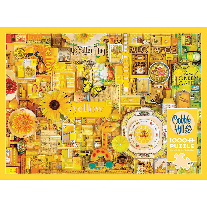 Cobble Hill - Yellow (1000-Piece Puzzle) - Limolin 