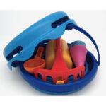 Compact Toys - 7-In-1 Sand Toys Set (Blue) - Limolin 