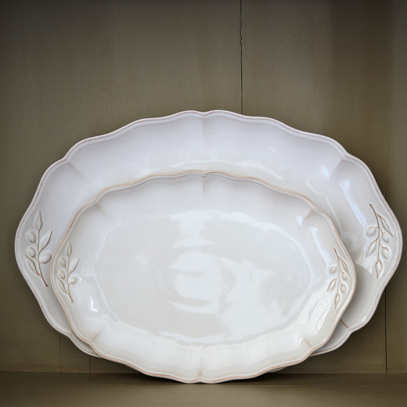 Costa Nova - Alentejo White Oval platter - Limolin 