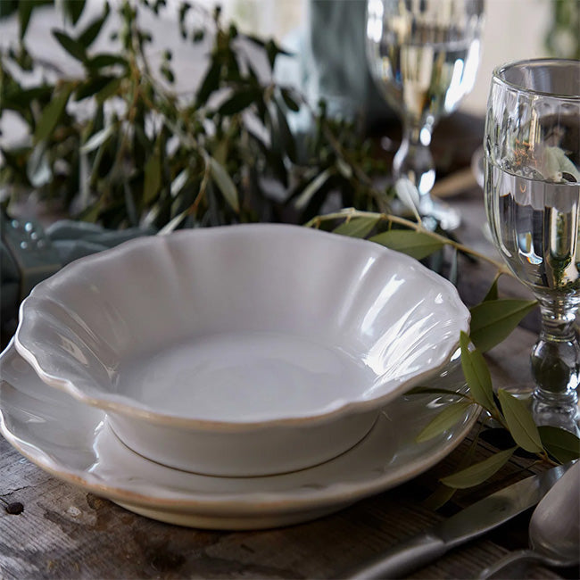 Costa Nova - Alentejo White Soup/pasta plate - Limolin 