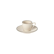 Costa Nova - Augusta Natural Coffee cup & saucer - Limolin 