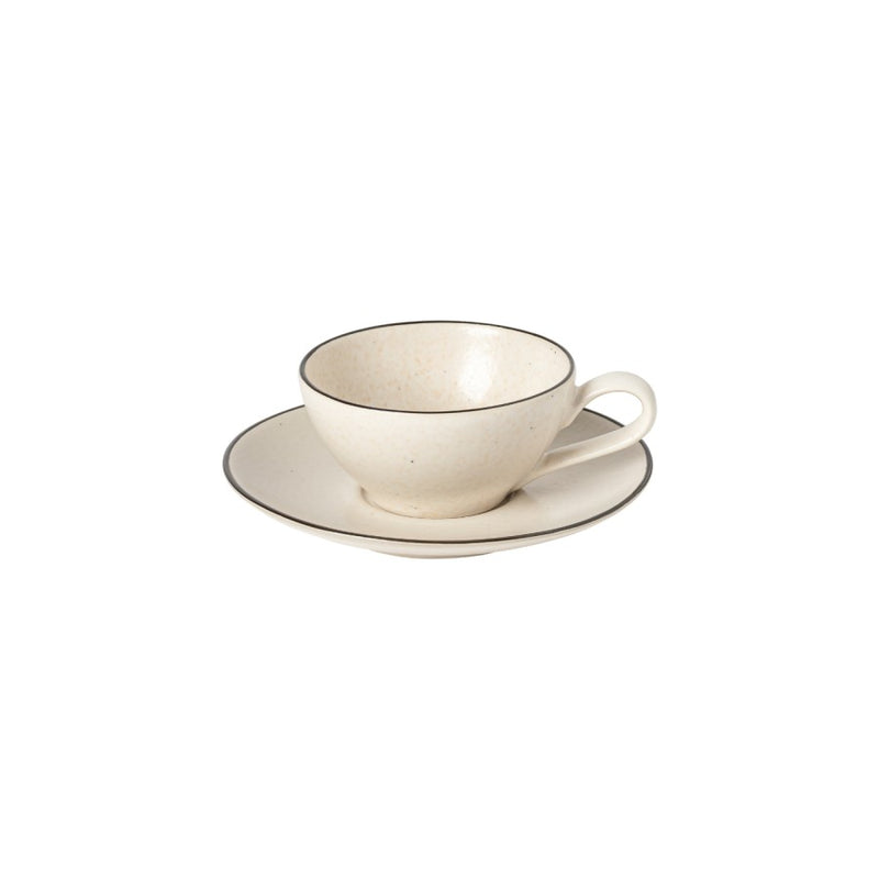 Costa Nova - Augusta Natural Tea cup & saucer - Limolin 