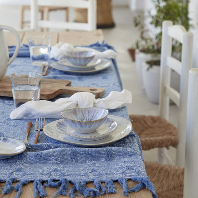 Costa Nova - Brisa Ria Blue Oval Soup/cereal bowl - Limolin 