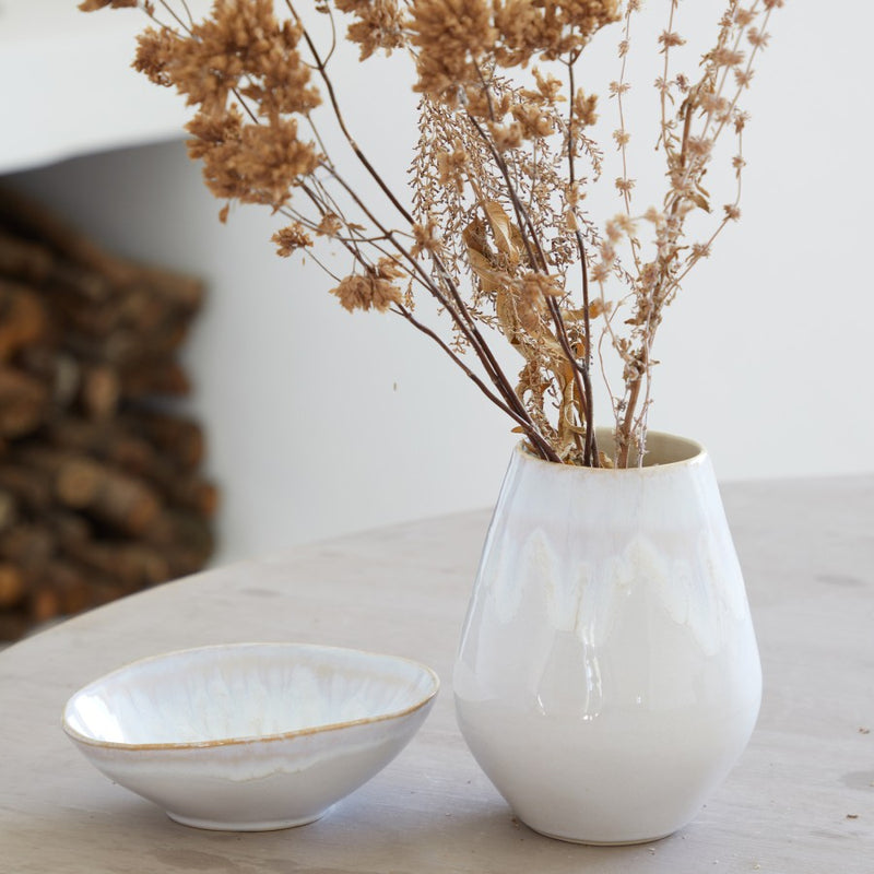 Costa Nova - Brisa Salt Oval vase 20cm - Limolin 