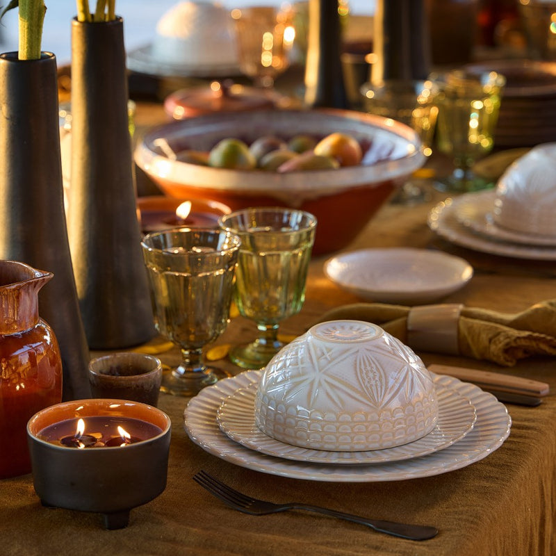 Costa Nova - Cristal White Dinner plate - Limolin 