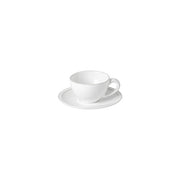 Costa Nova - Friso White Coffee Cup & Saucer 0.09L - Limolin 