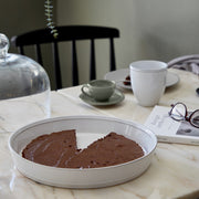 Costa Nova - Friso White Pie dish - Limolin 