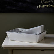 Costa Nova - Friso White Rectangle Baker - Limolin 