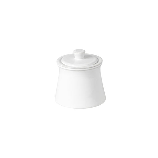 Costa Nova - Friso White Sugar Bowl with Lid - Limolin 
