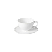 Costa Nova - Friso White Tea Cup & Saucer 0.26L - Limolin 