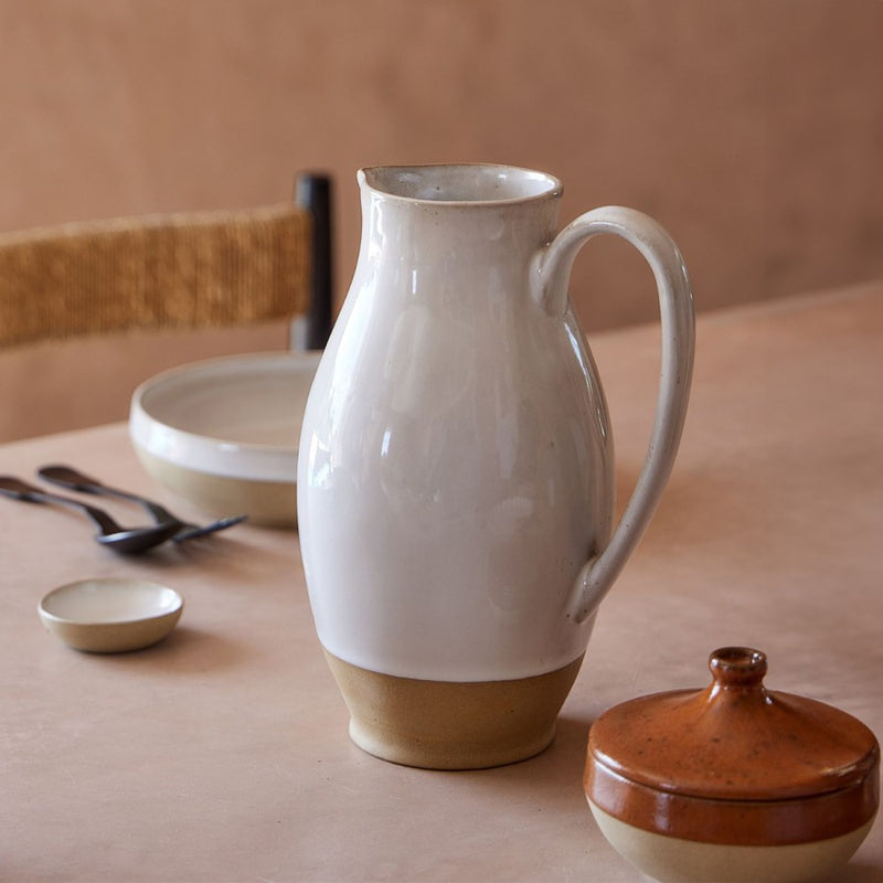 Costa Nova - Marrakesh Sable Blanc Pitcher - Limolin 
