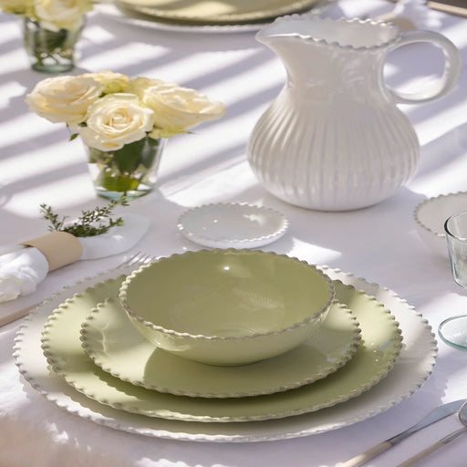 Costa Nova - Pearl Lily Green Dinner plate - Limolin 