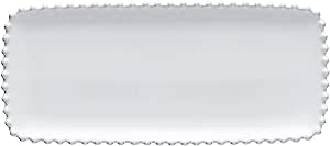 Costa Nova - Pearl White Rect. Tray - Limolin 