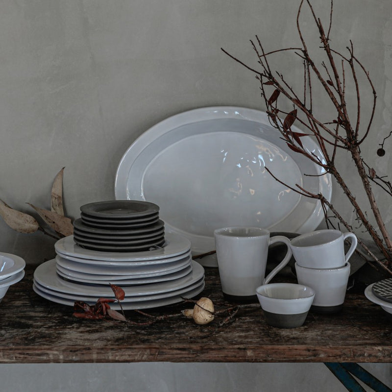 Costa Nova - Plano White Dinner plate - Limolin 