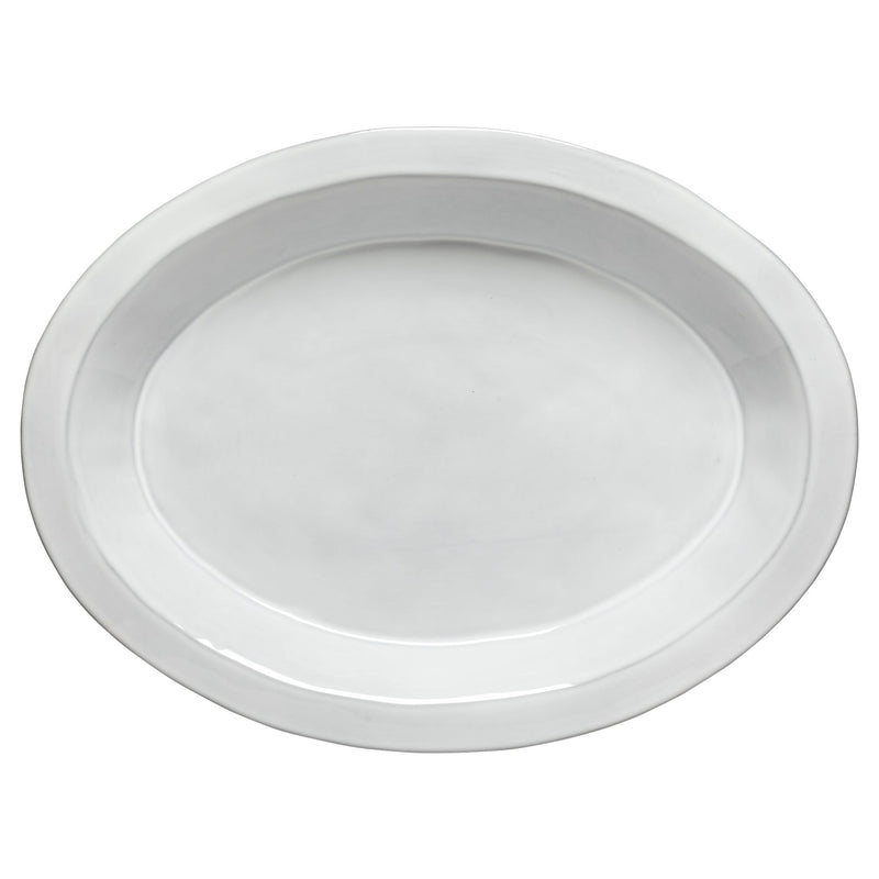 Costa Nova - Plano White Oval platter - Limolin 