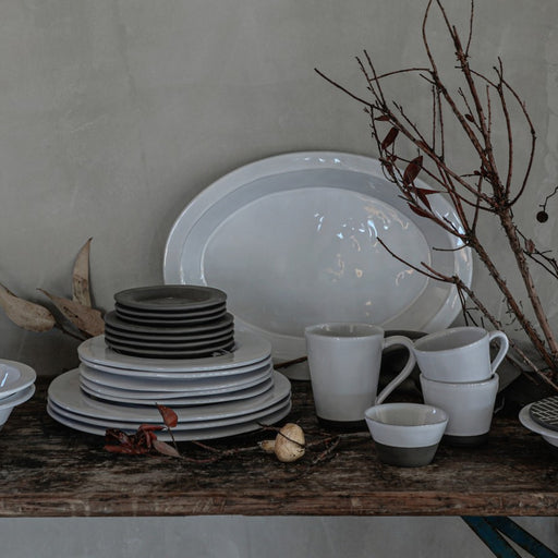 Costa Nova - Plano White Salad/dessert plate - Limolin 