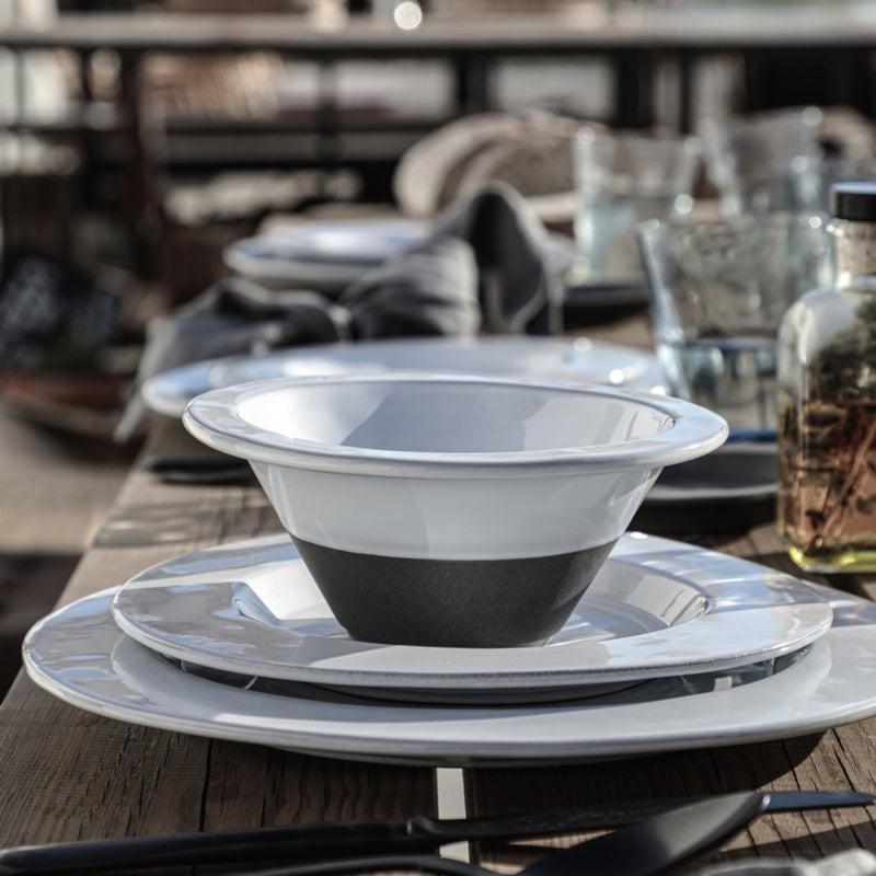 Costa Nova - Plano White Soup/Cereal bowl - Limolin 