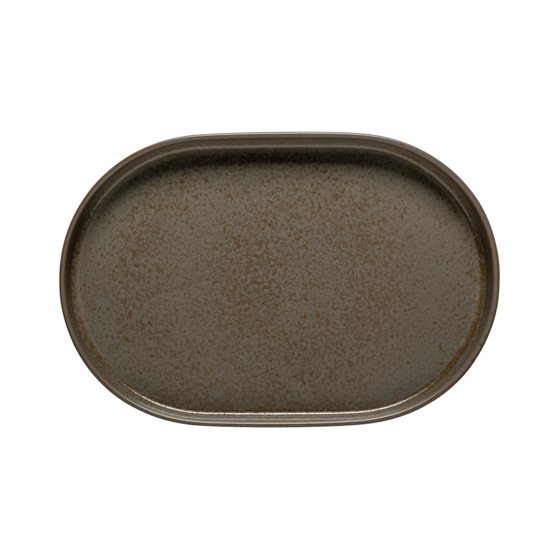 Costa Nova - Redonda Oak Oval platter 33cm - Limolin 