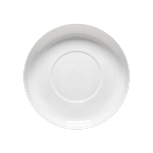 Costa Nova - Resonance White Porcelain Deep Round Plate - Limolin 