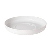 Costa Nova - Resonance White Porcelain Deep Round Plate - Limolin 