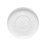 Costa Nova - Resonance White Porcelain Deep Round Ripple Plate - Limolin 