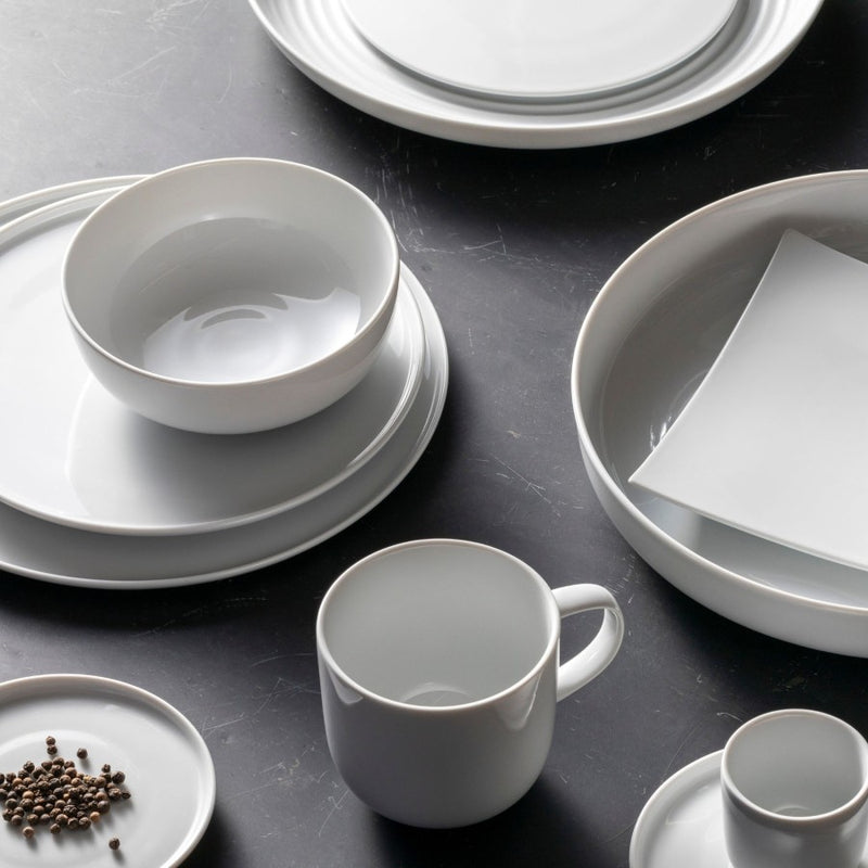 Costa Nova - Resonance White Porcelain Soup/Cereal Bowl - Limolin 