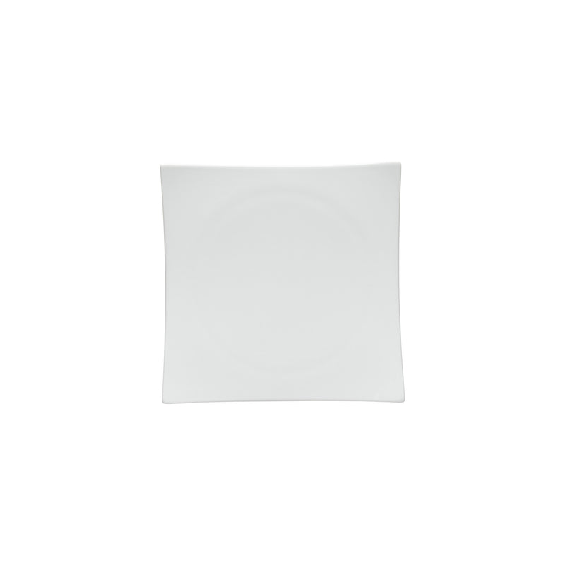Costa Nova - Resonance White Porcelain Square Plate - Limolin 