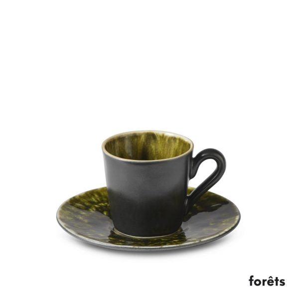Costa Nova - Riviera Forets Coffee Cup & Saucer (Set of 6) - Limolin 